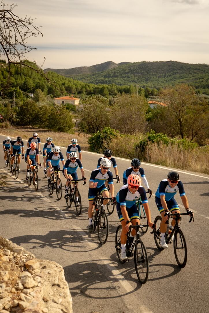group cycling spain